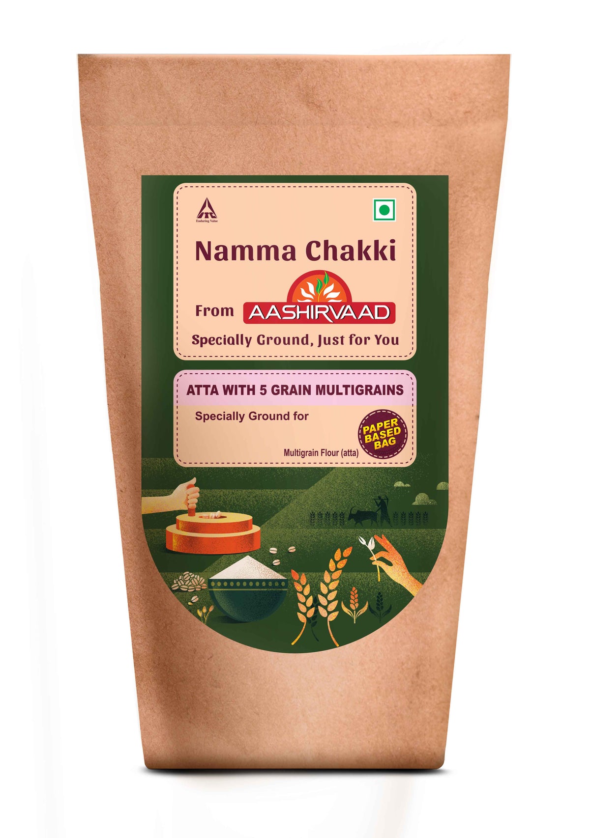 Namma Chakki 6 Grain Multigrain Atta