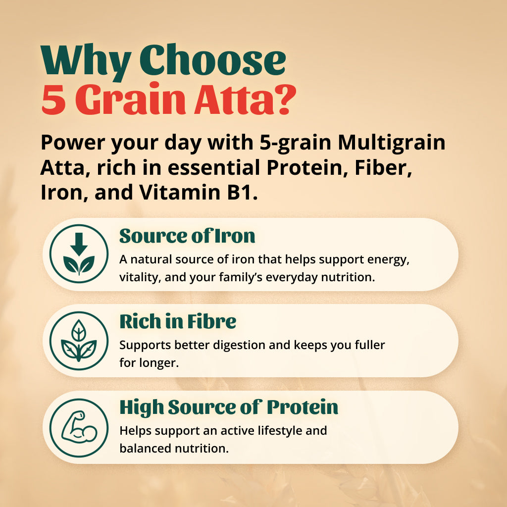 5 Grain Multigrain Atta