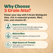 5 Grain Multigrain Atta