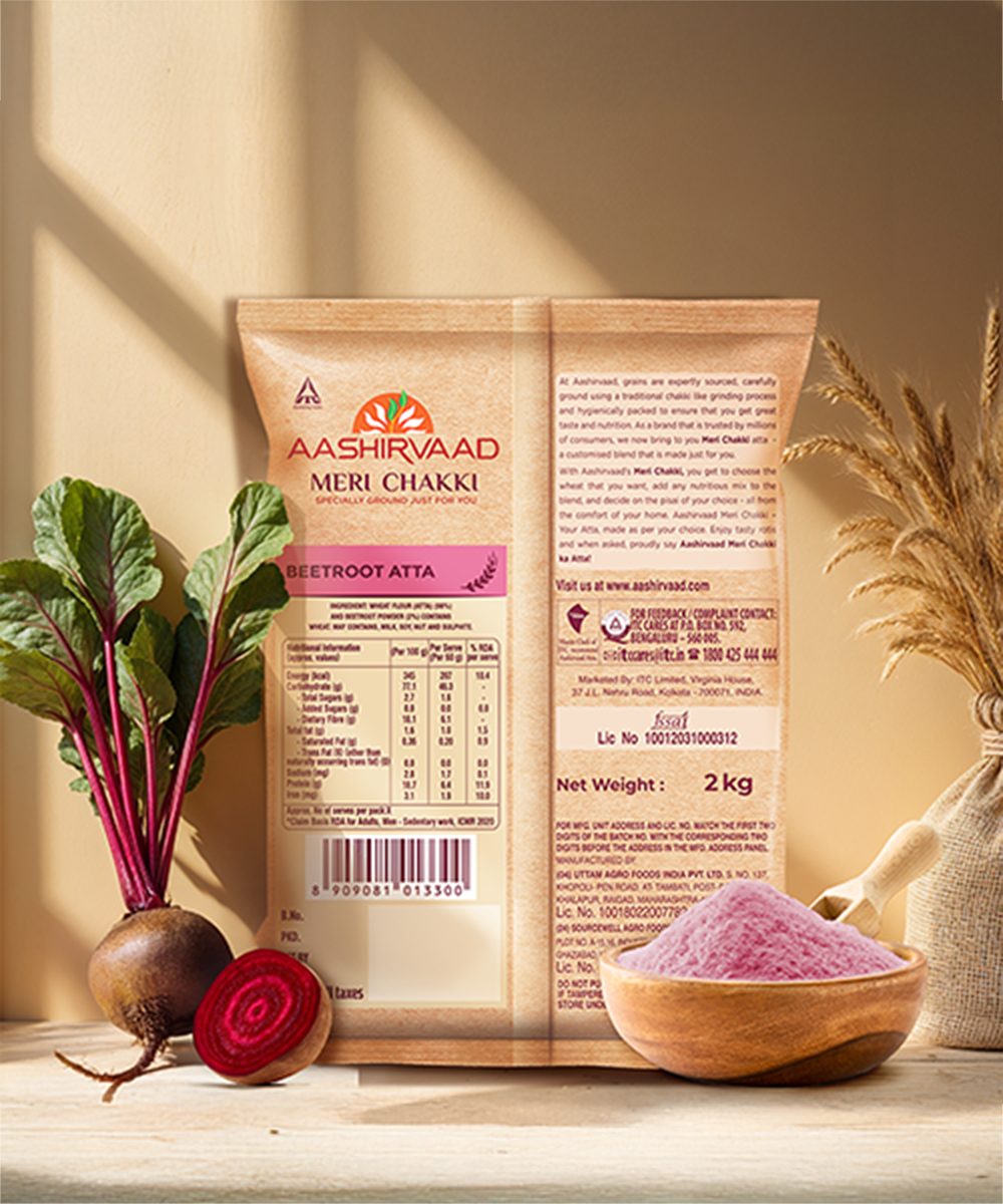 Atta With Beetroot