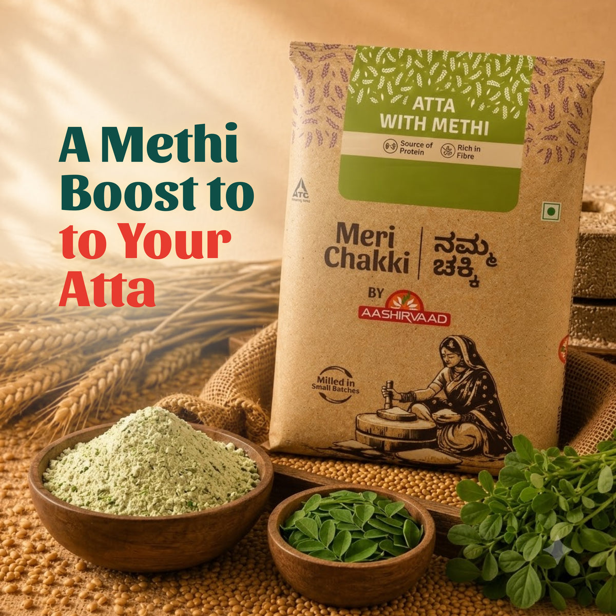 Atta with Methi