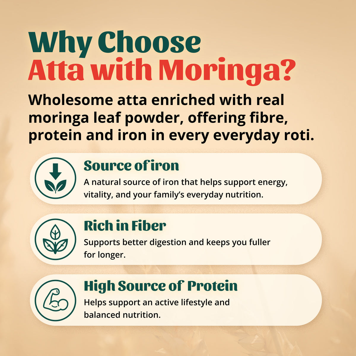 Atta with Moringa
