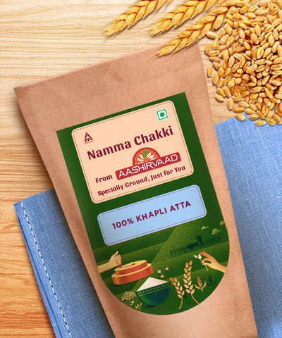Khapli Wheat Atta from Aashirvaad Namma Chakki