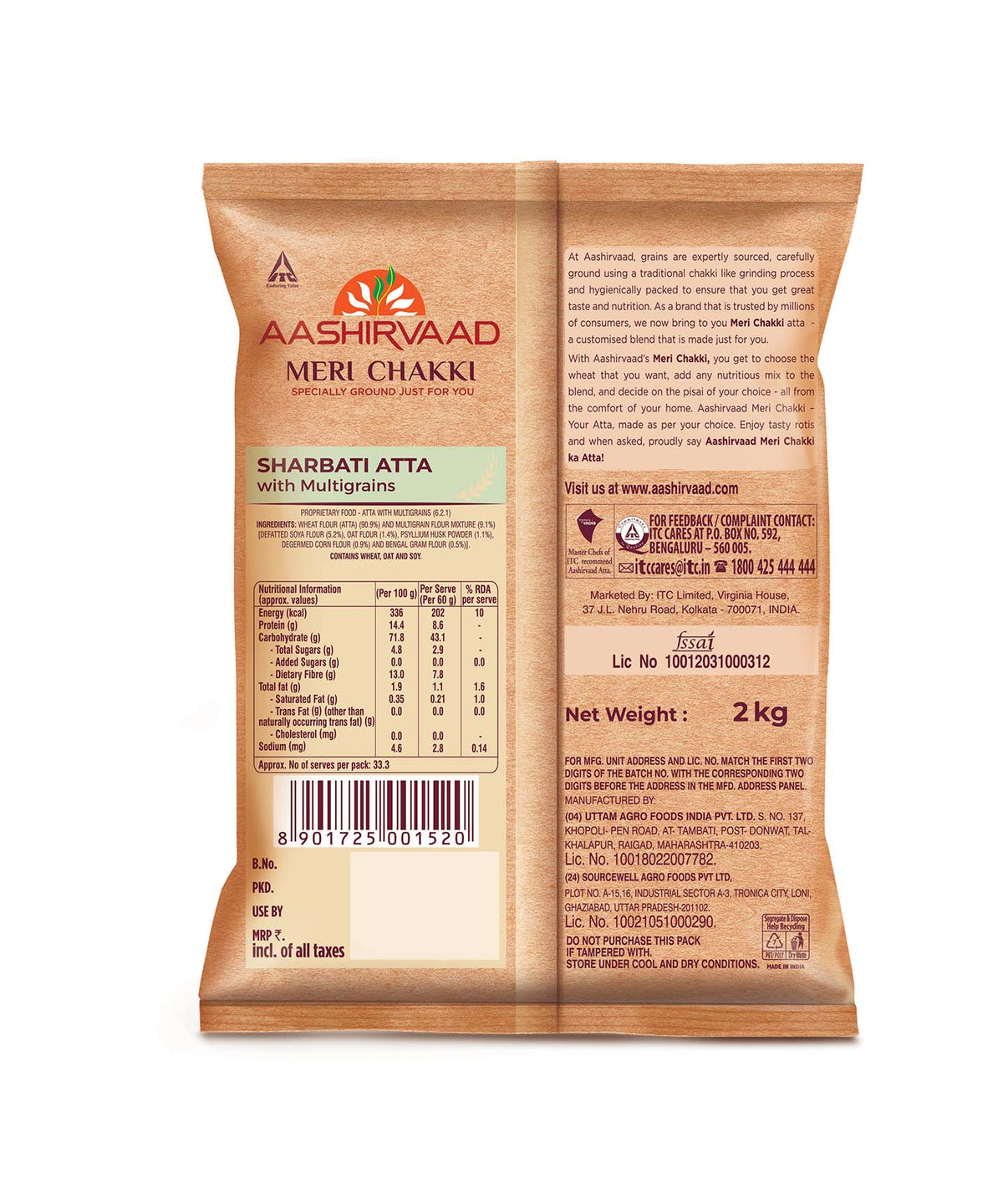 Sharbati Wheat / Multigrain Mix