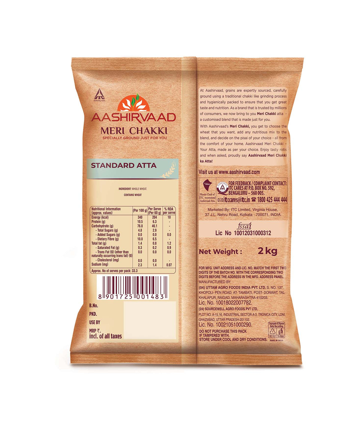 Standard Wheat / Just 100% Wheat