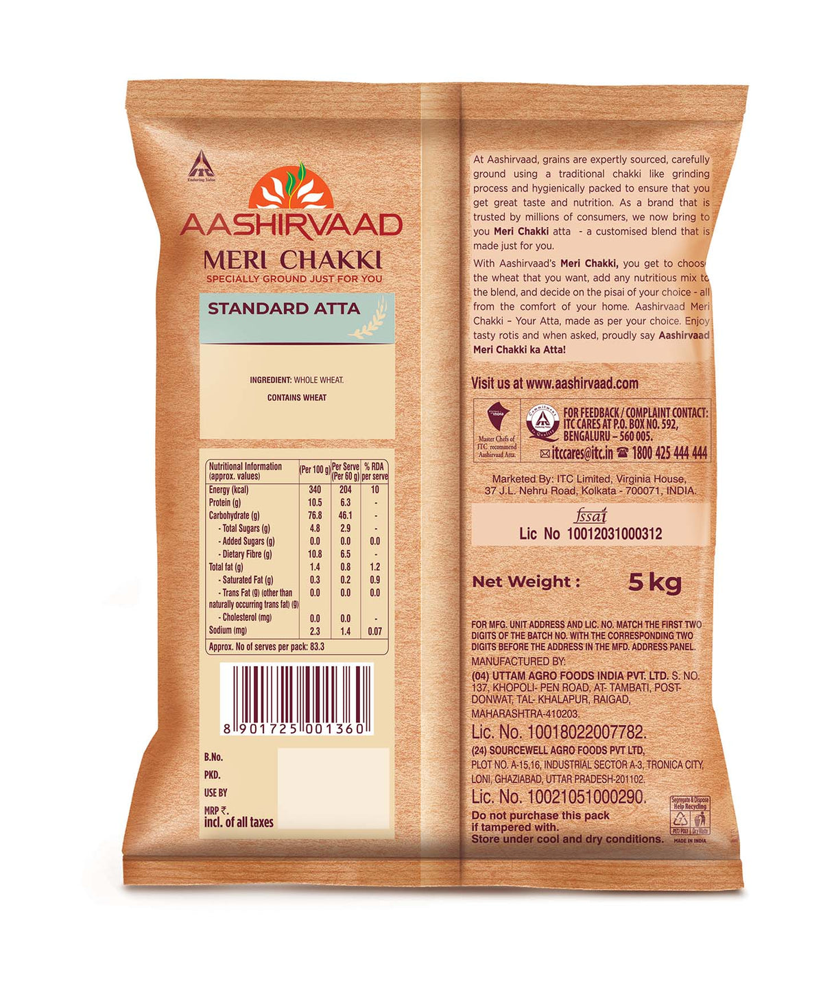 Standard Wheat / Just 100% Wheat